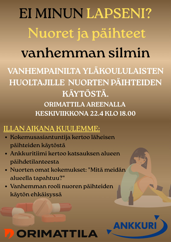 Vanhempainilta yläkoululaisten huoltajille