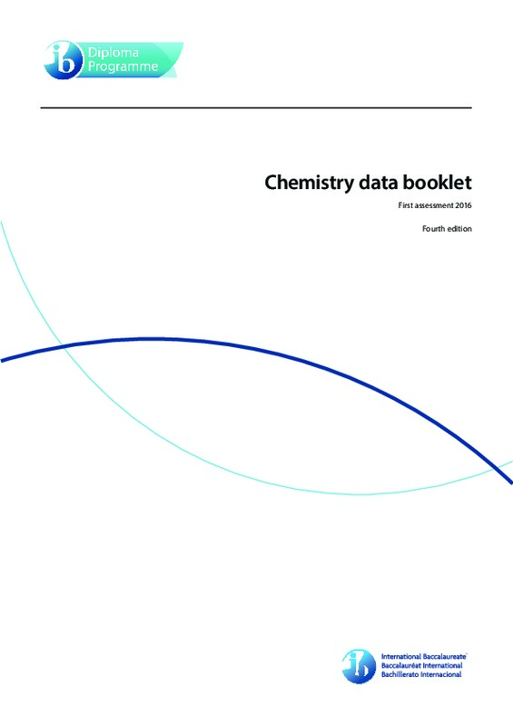 IB Chemistry Data Booklet