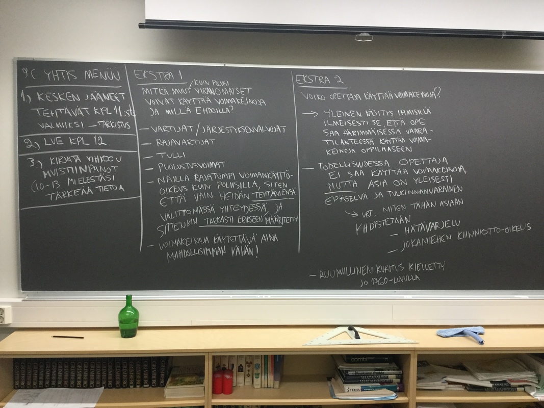 Voimakeinot, tuntitehtävä, taulukuva