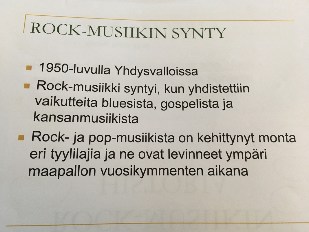 Kirjoita vihkoon: Rock-musiikin synty