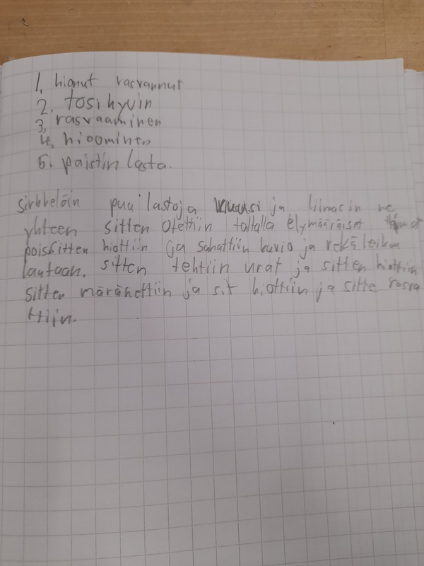 Kuinka tein leikkuulaudan