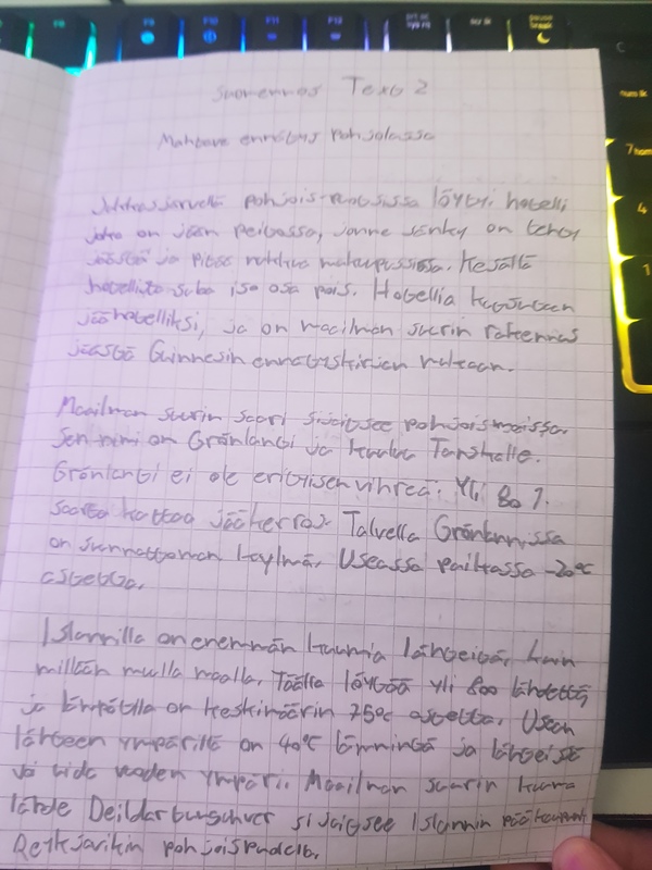 Ruotsi, Vko 14, Suomennos