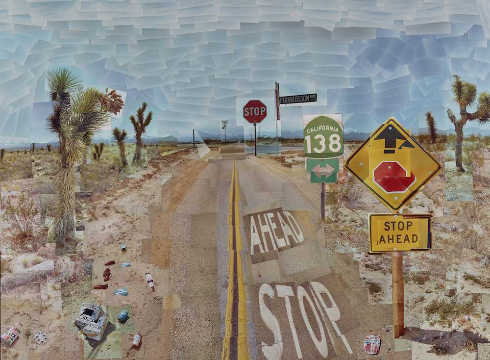 David Hockney, Pearblossom Hwy. 11–18th April 1986, #1 1986 © David Hockney, J. Paul Getty Museum, Los Angeles