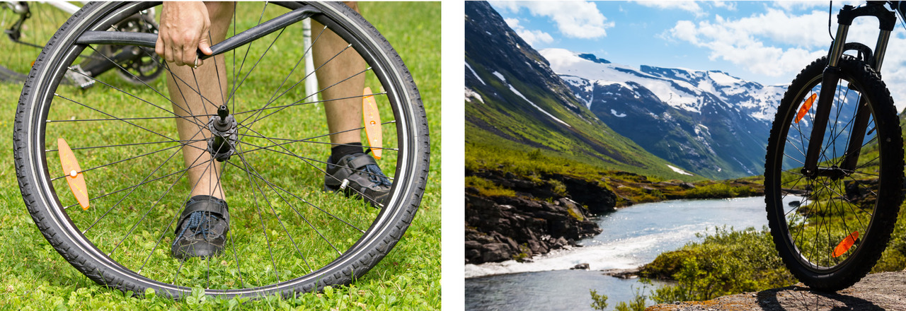 Sisäkumillinen rengas.