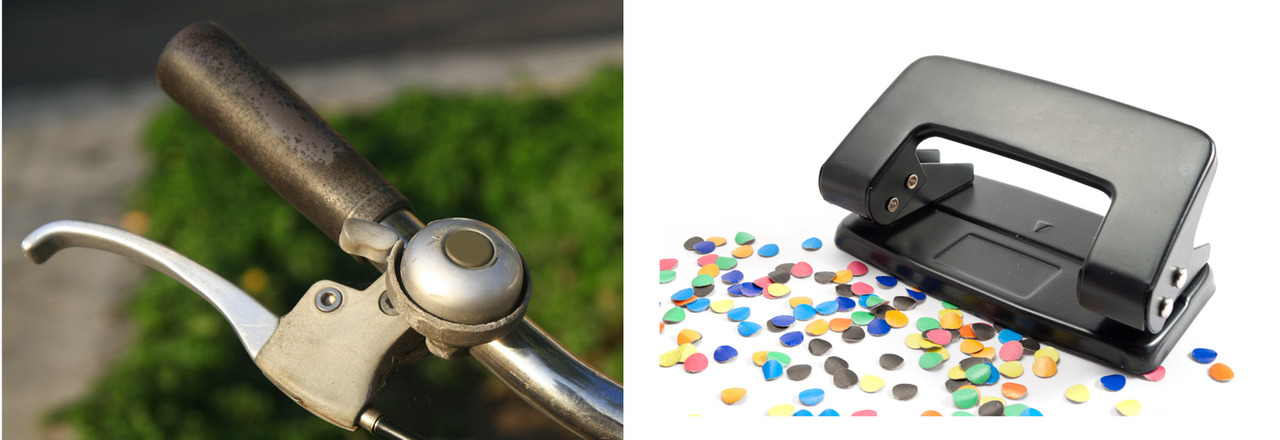 Hand brakes and hole punches are also second class levers.