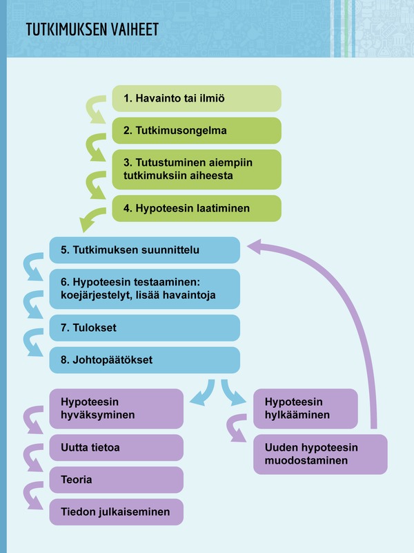 Biologisen tutkimuksen vaiheet