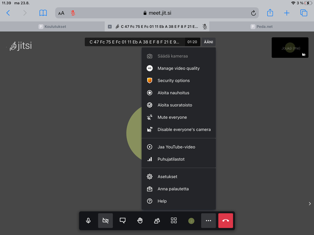 Jitsin lisätoiminnot