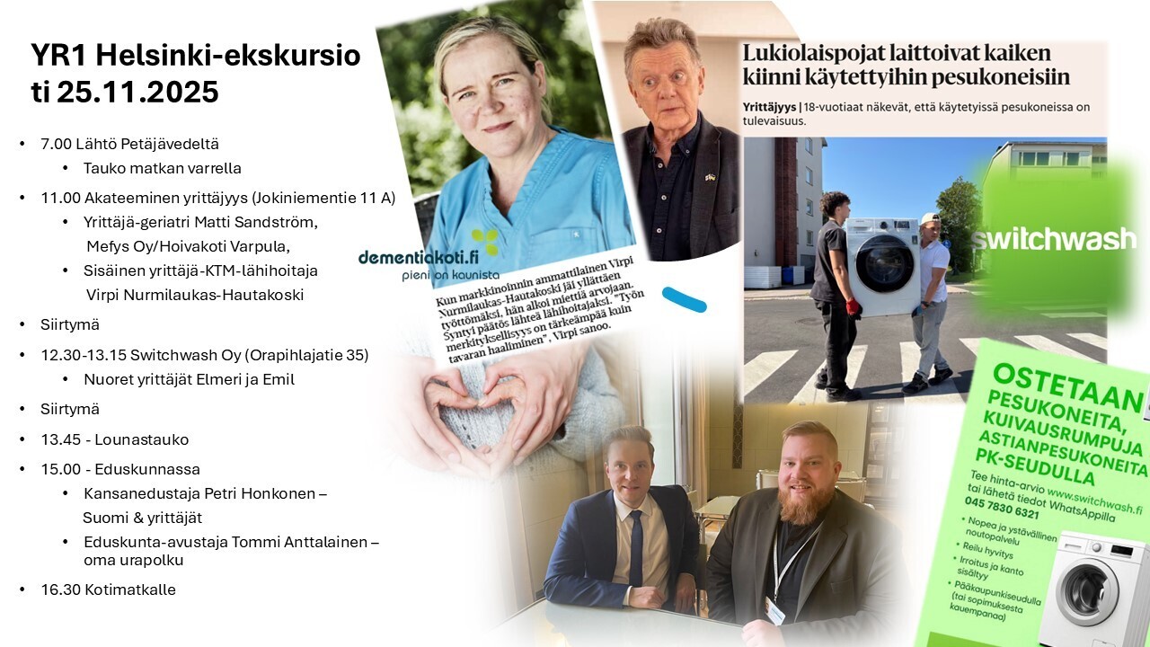 YR1 Helsinki-ekskursio 2025
