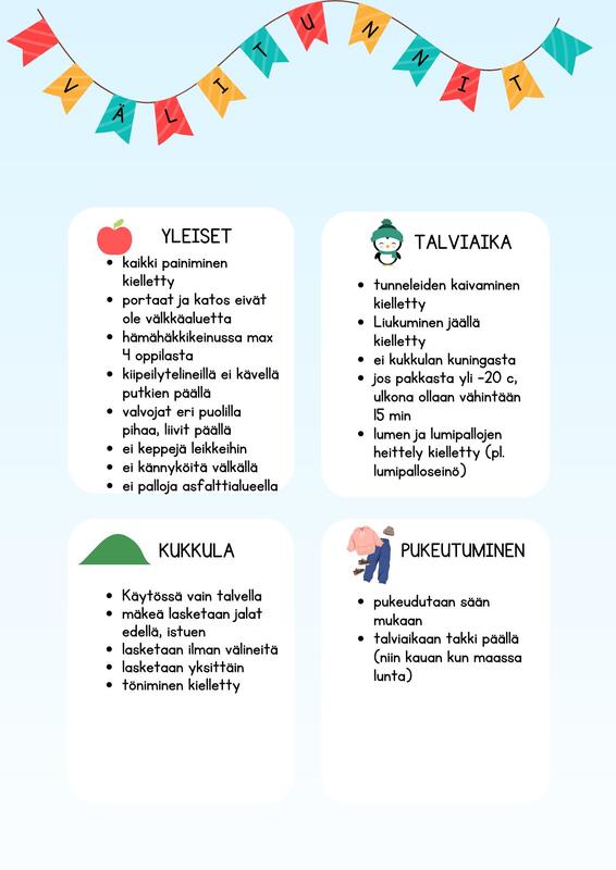 Välituntisäännöt