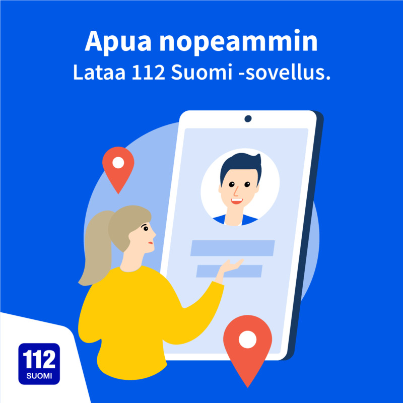 Lataa 112 Suomi -sovellus