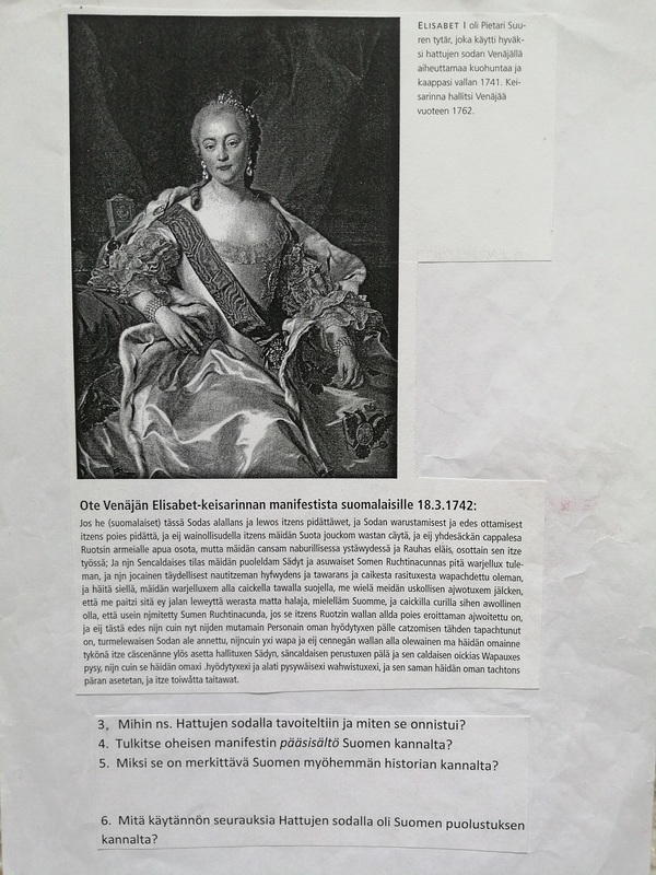 Hattujen sota ja Elisabetin manifesti