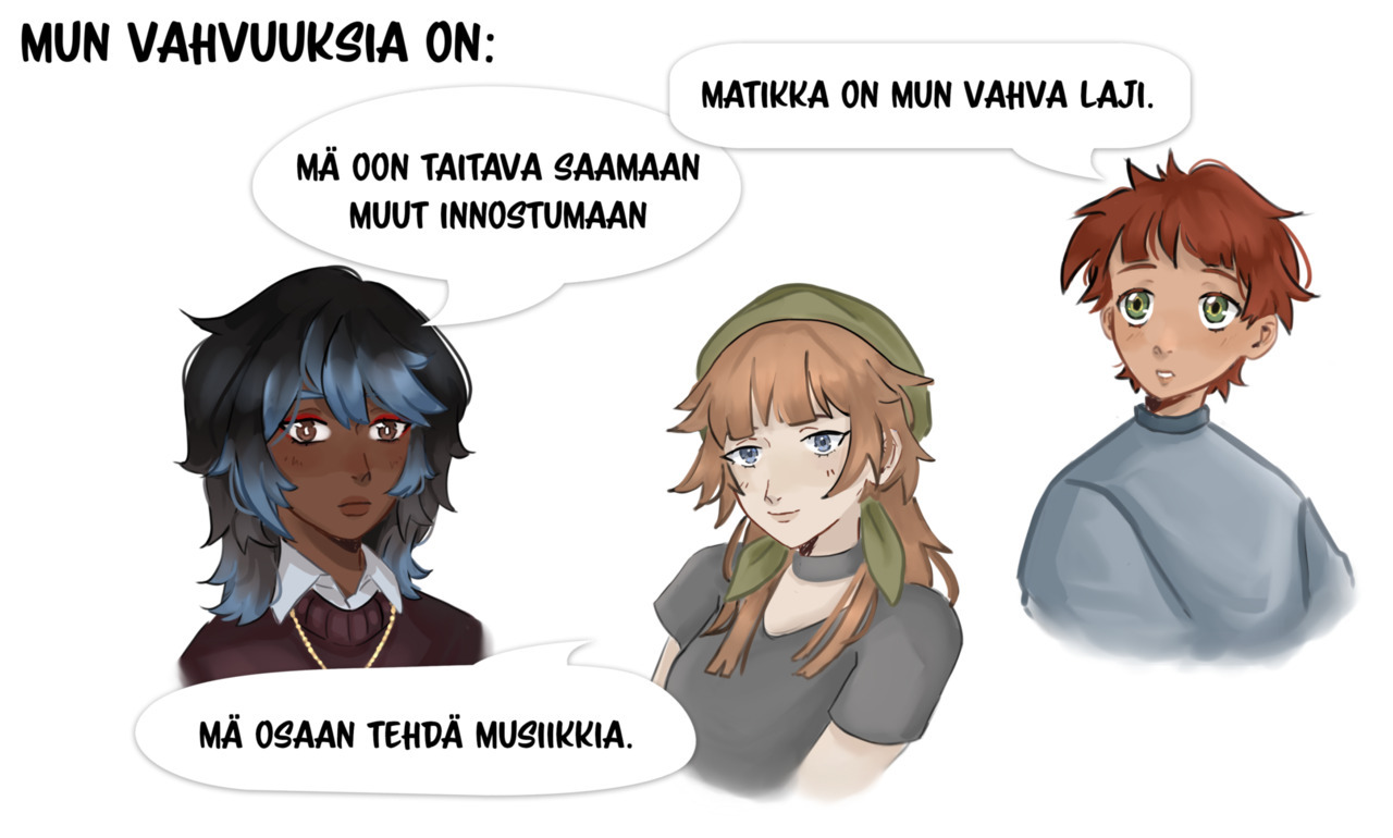 Neuropsykiatrisiin erityispiirteisiin liittyy vahvuuksia, ja jokaisella on muutenkin vahvuuksia.