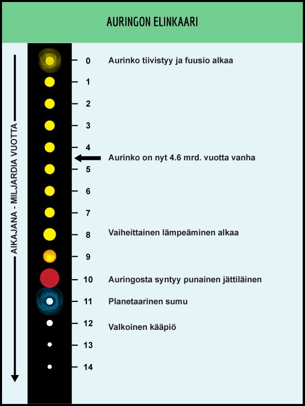Auringon elinkaari