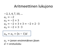 Aritmeettinen Lukujono pdf aritmeettinen-lukujono-pdf