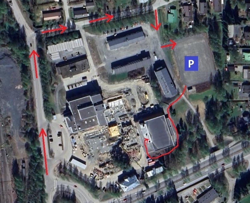 Saapumisohje autolla