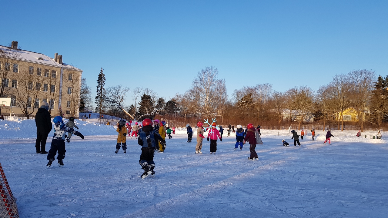 Ljuvligt skridskoväder