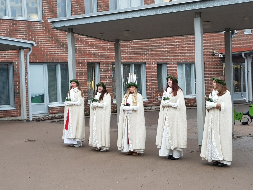 Åbos Lucia kom på besök 15.12.2020
