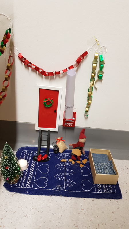 Nisse har mumsat i sig pepparkakor!