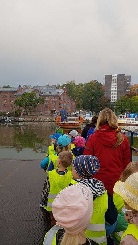 Påväg till Barkersparken med Föri