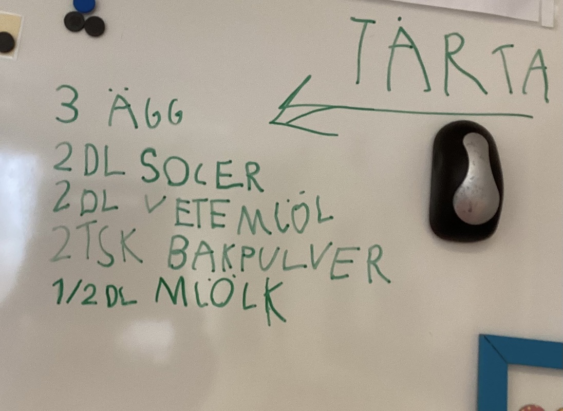 Tårtrecept