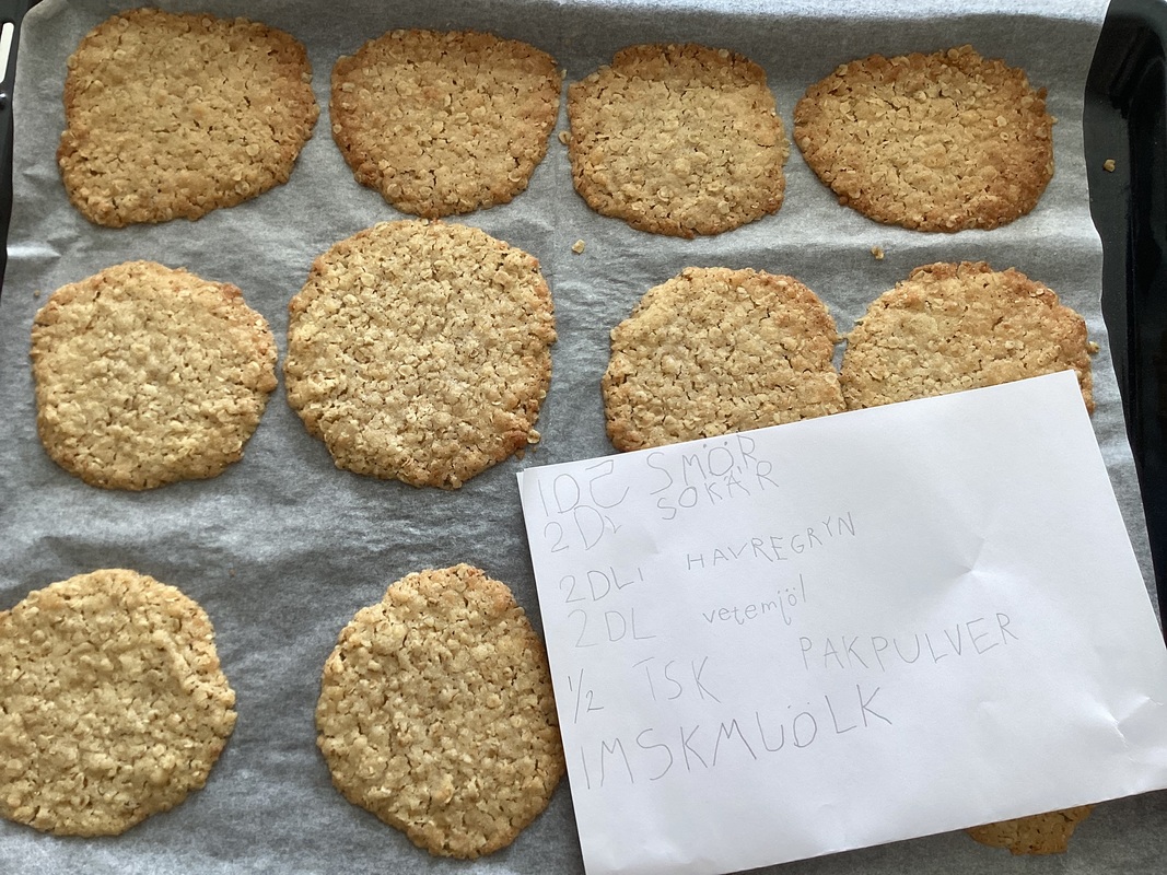 Vi bakar havreflarn