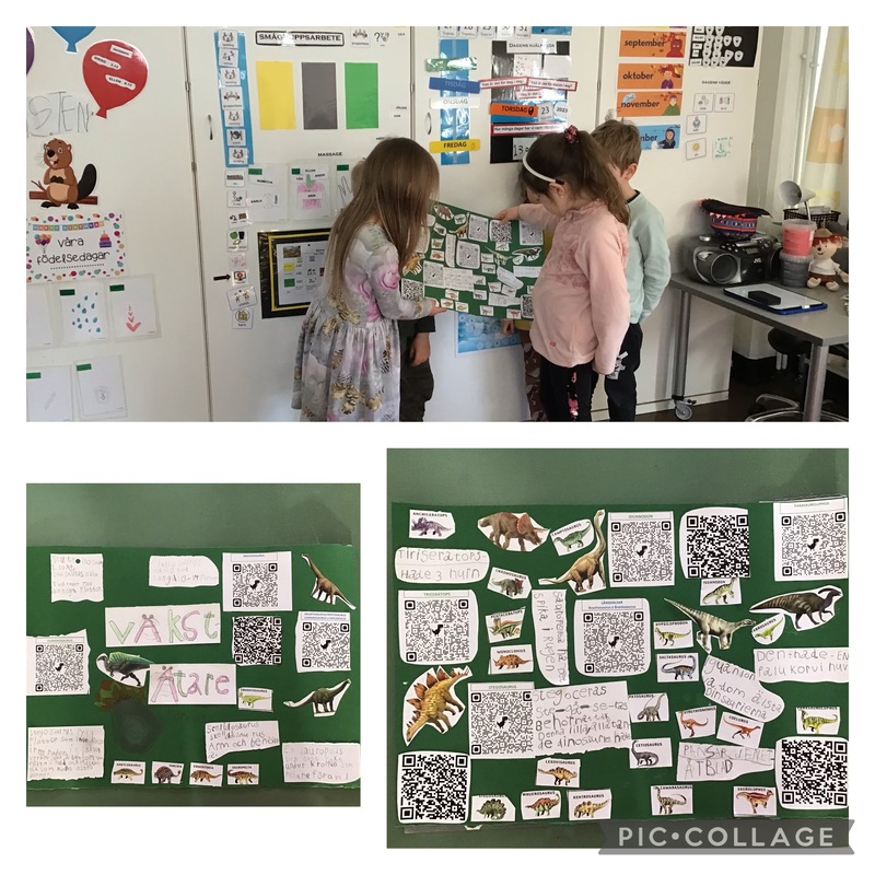 Våra färgranna dino-planscher/växtätare