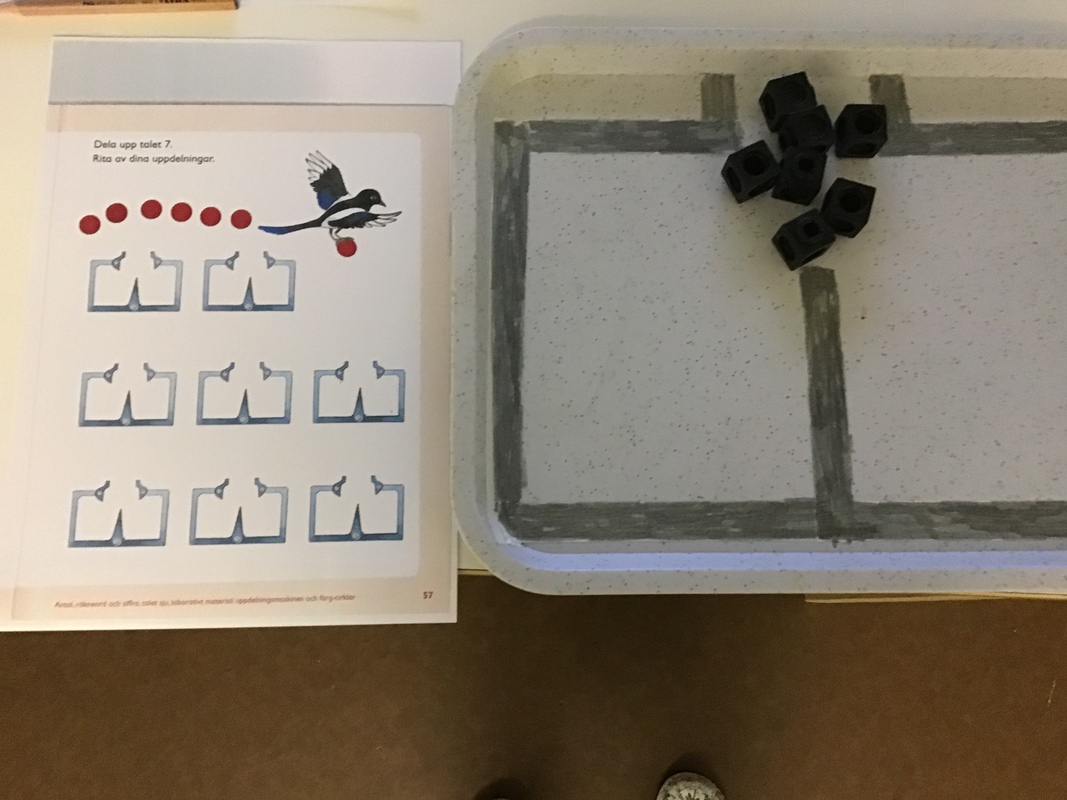 Vi delar upp talet 7