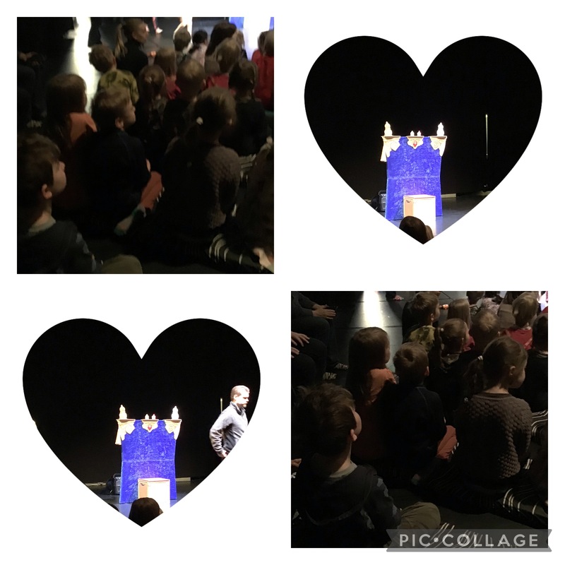 Vi väntar med spänning !!! Teaterpjäsen Leopold Prinshjärta börjar om 5 min!