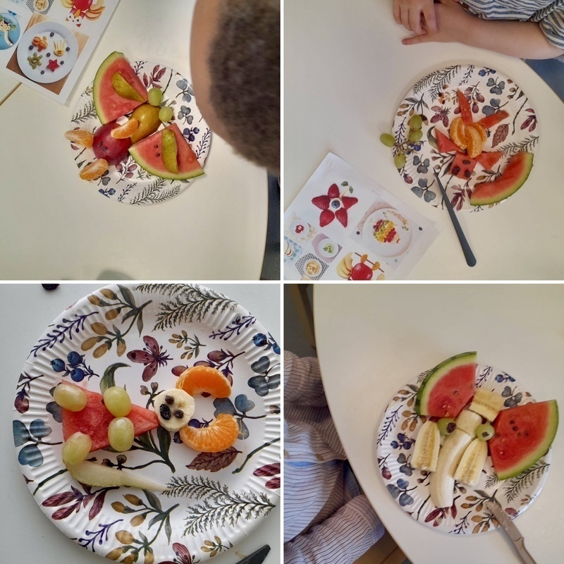 Fruktkonst tillsammans