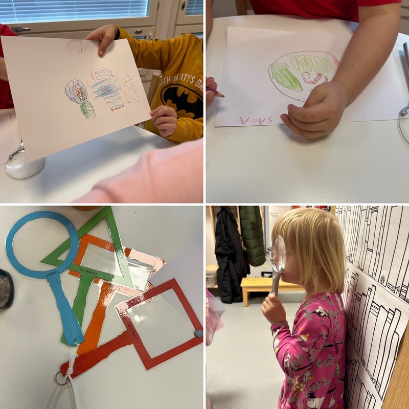 Förstoringsglas i olika former