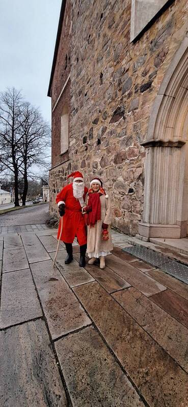 Vi sjunger in julen på domkyrkotrappan