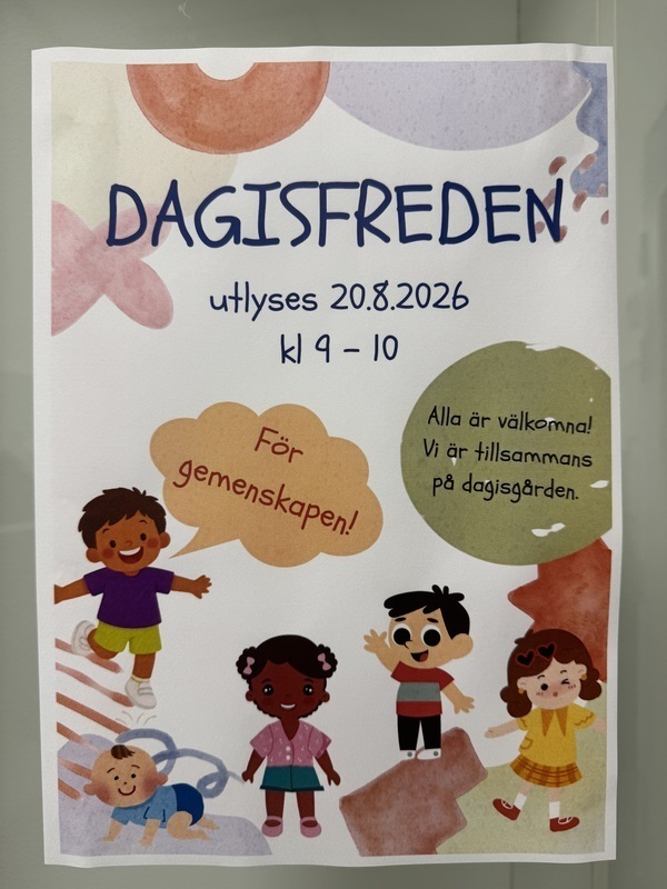 🍃 Välkommen till Dagisfreden 2026 🍃