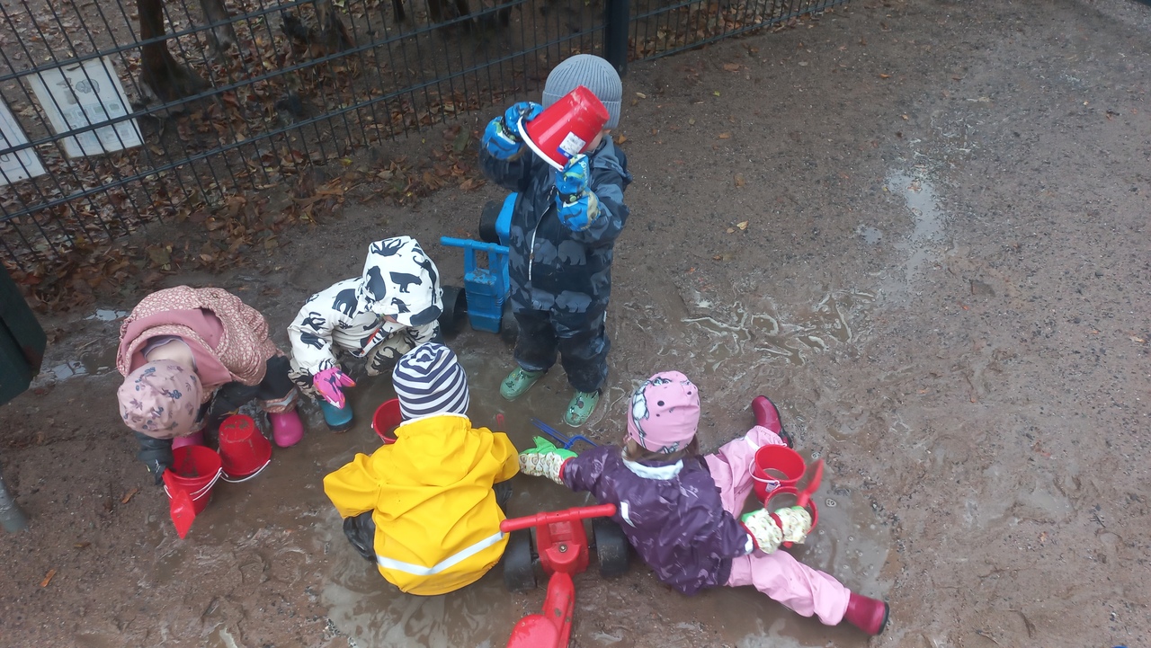 Regn är inget hinder