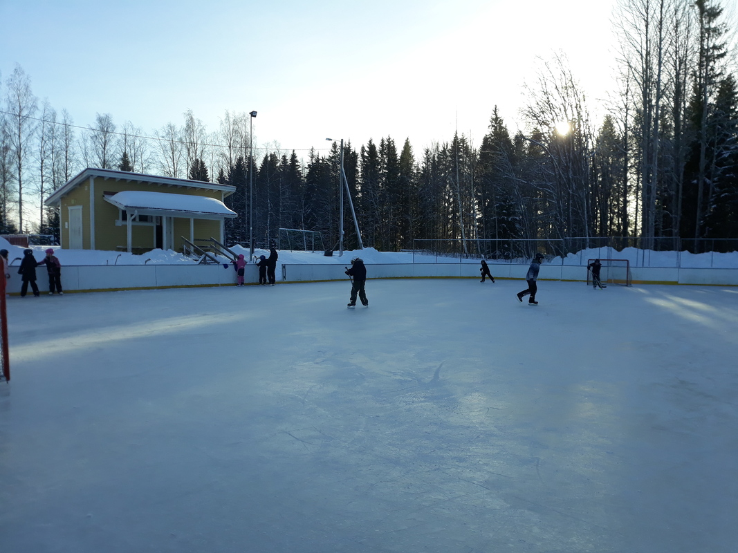 On mahtavaa luistella kun jäät on mitä parhaimmat!