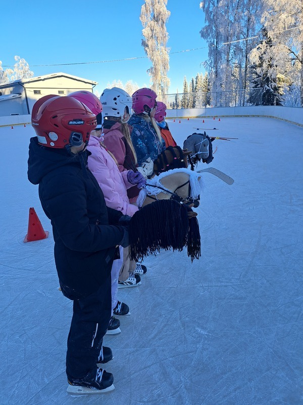 Keppariluistelua! Hevoset jäällä!