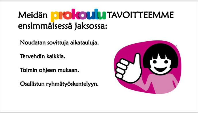 ProKoulu-tavoitteet jaksolle 1 - 12.8. - 23.10.2026
