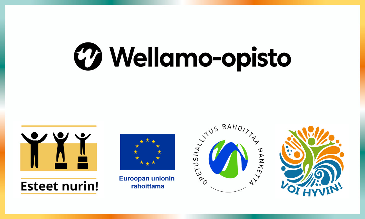 Wellamo-opiston hankkeet Wellamo-opiston hankkeiden logot sekä OPH rahoittaa logo