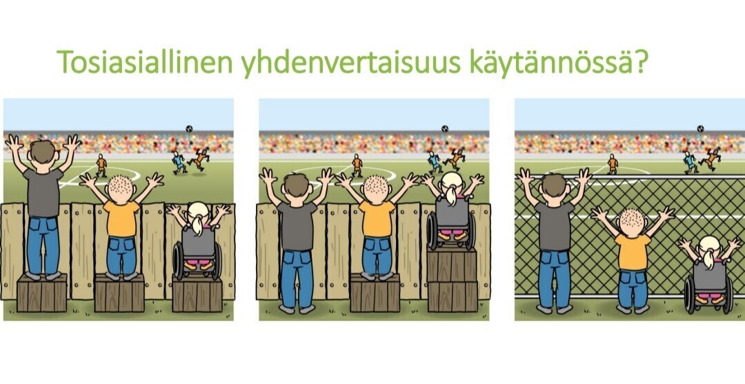 Tosiasiallinen yhdevertaisuus käytännössä?